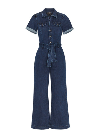 Paige Anessa wide-leg stretch-denim jumpsuit at Collagerie