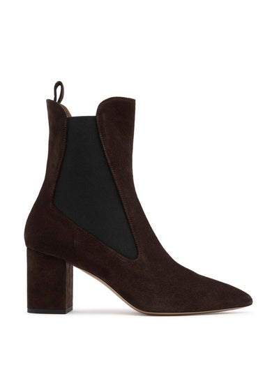 Paris Texas Anja 70 suede ankle boots at Collagerie
