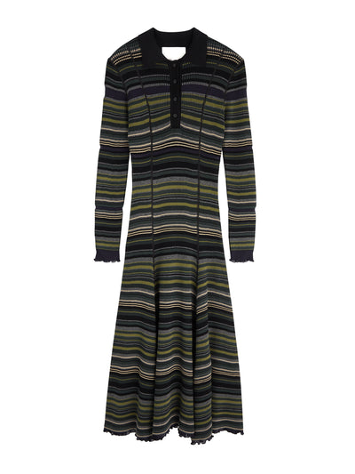 3.1 Phillip Lim Reversible stripe knitted dress at Collagerie