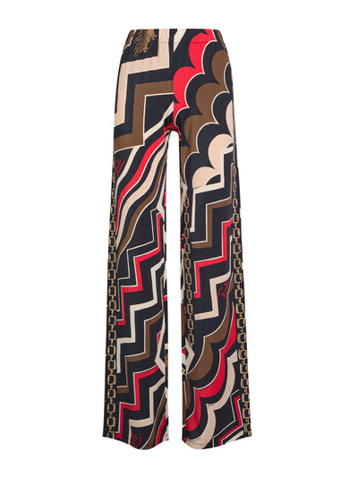 Pucci Istrice printed satin trousers at Collagerie