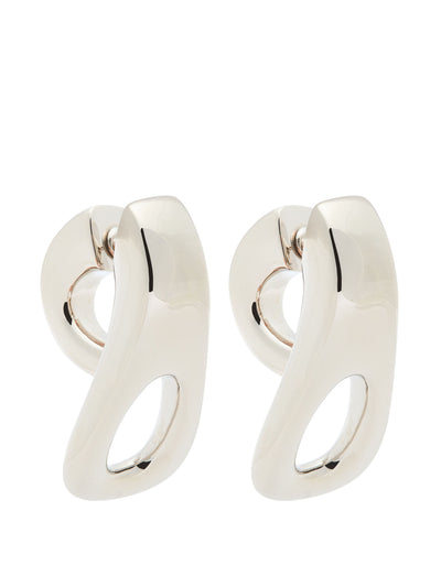 Rabanne Front-back drop earrings at Collagerie