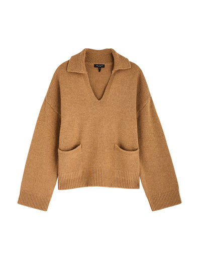 Rag & Bone Danica wool-blend polo jumper at Collagerie