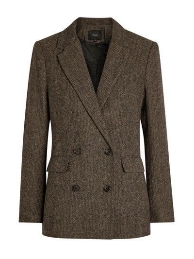 Rails Jac herringbone cotton blazer at Collagerie