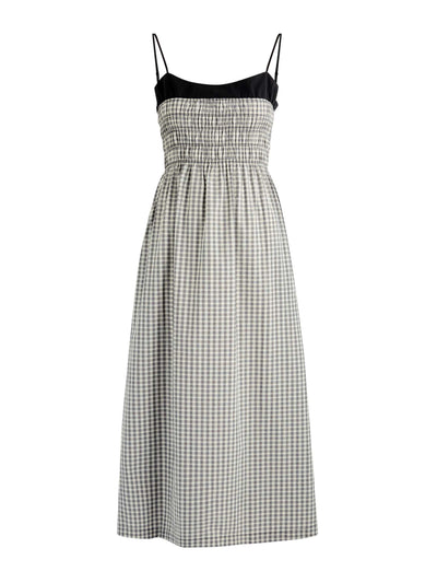 Rails Primrose checked cotton-blend midi dress at Collagerie