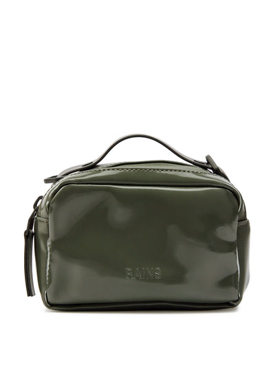 Rains Box micro coated rubberised cross-body bag at Collagerie