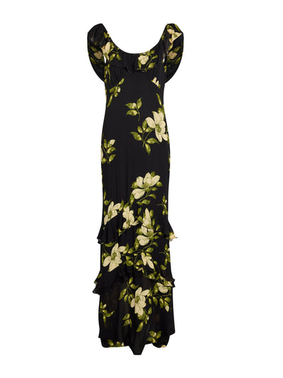 Reformation Tripoli floral-print silk-georgette maxi dress at Collagerie