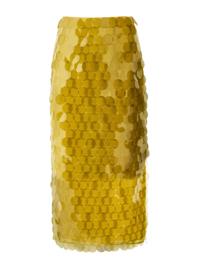 Roksanda Halin embellished midi mesh skirt at Collagerie