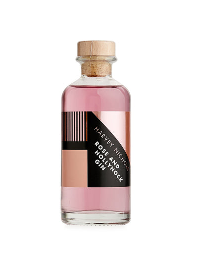 Harvey Nichols Rose & Hollyhock gin at Collagerie