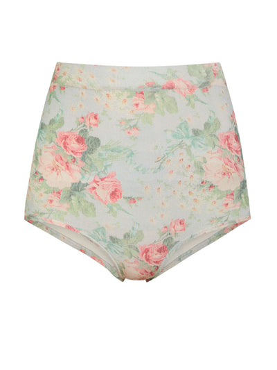Simone Rocha Floral-print stretch-knit briefs at Collagerie
