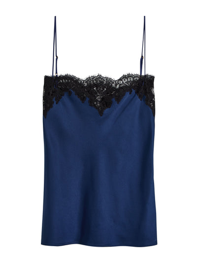Stella McCartney Iconic lace-trimmed satin top at Collagerie