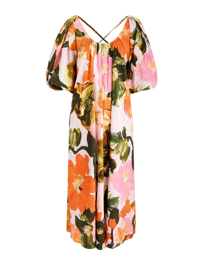 Stine Goya Teresa floral-print midi dress at Collagerie