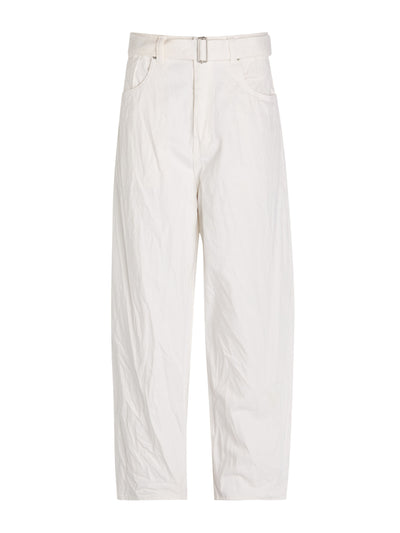 Studio Nicholson Cahun belted tapered-leg jeans at Collagerie