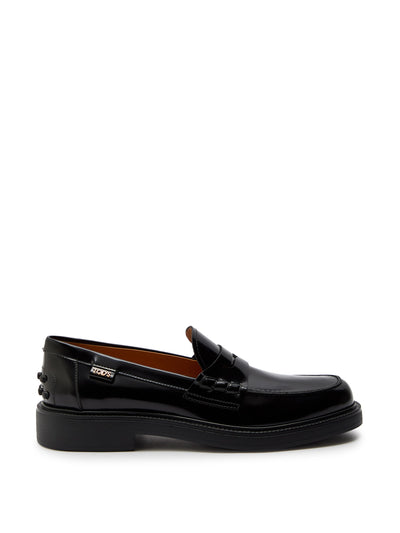 Tod's Gomma patent leather loafers at Collagerie