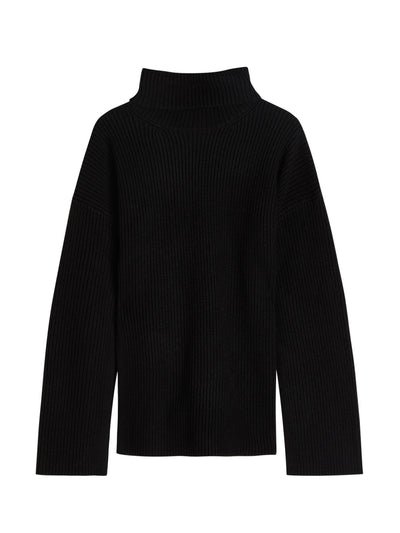 Totême Slit Sleeve ribbed knit jumper at Collagerie