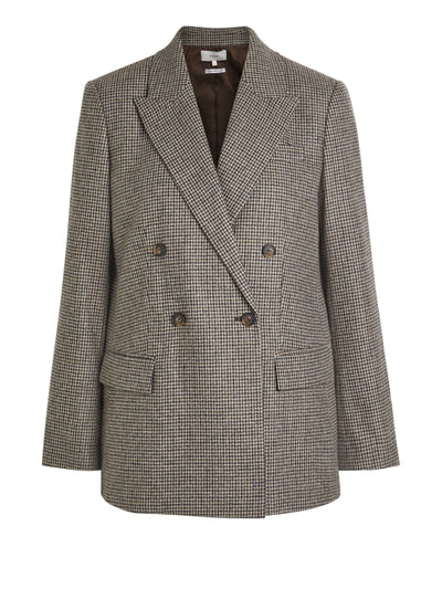 Vince Houndstooth woven blazer at Collagerie