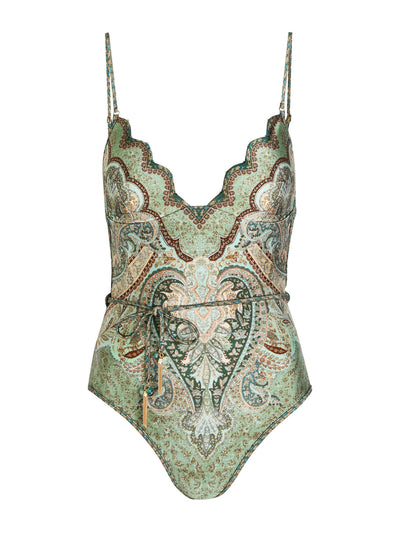 Zimmermann Wanderlust printed swimsuit at Collagerie