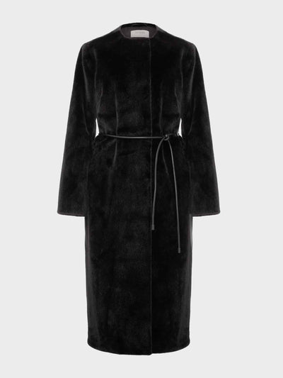 Hobbs Robin faux fur coat at Collagerie