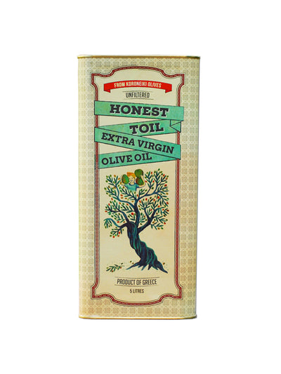 Honest Toil 5 Litre extra virgin olive oil at Collagerie