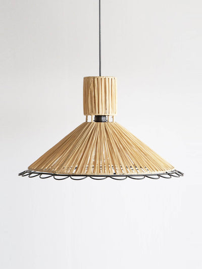 Honore Raffia pendant light at Collagerie