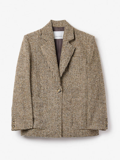 House of Dagmar Houndstooth blazer at Collagerie