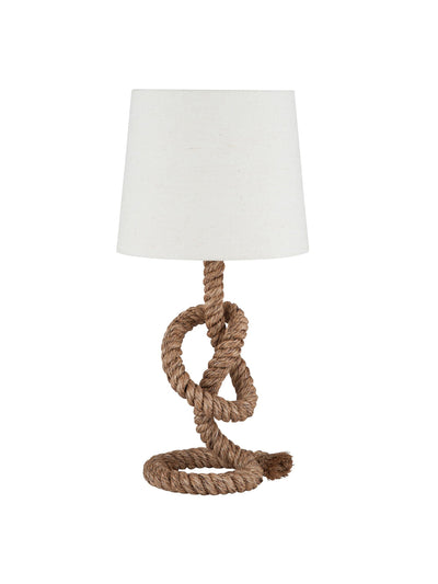 Housing Units Rope Knot table lamp and shade at Collagerie