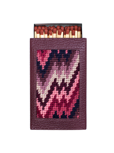 Hunt and Hope Matchbox holder in Pink and Purple at Collagerie