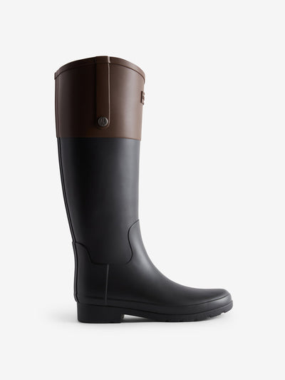 Hunter Boots Women's refined riding tall wellington boots at Collagerie