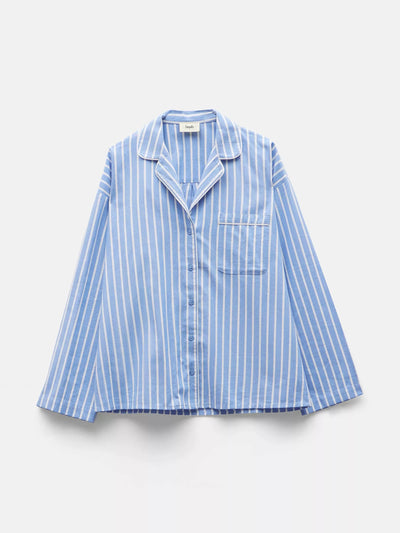 Hush Amita brushed cotton blend stripe pyjamas at Collagerie