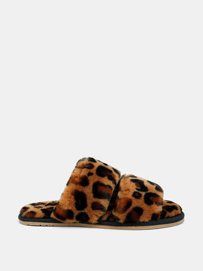 Hush Arundel shearling slippers at Collagerie