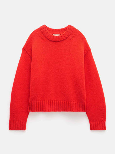 Hush Cora chunky cashmere crew jumper at Collagerie