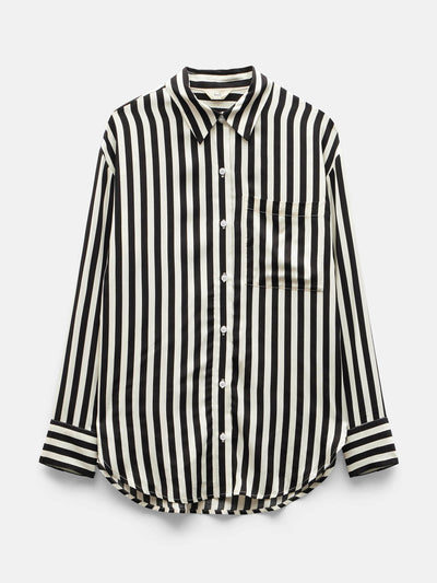 Hush Emely oversized stripe fluid shirt at Collagerie