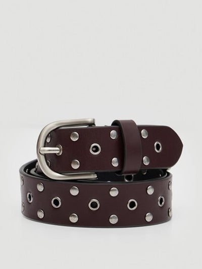 Hush Eyelet leather belt at Collagerie