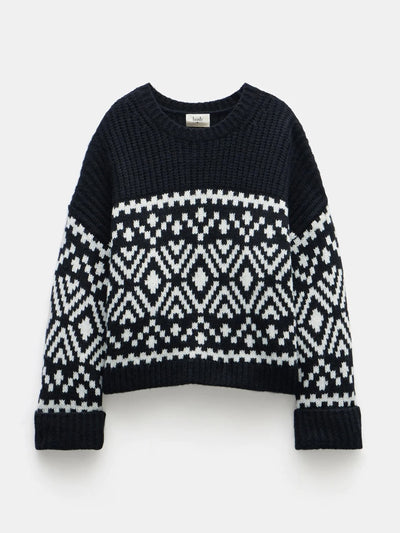 Hush Kelsey Fair Isle knitted jumper at Collagerie