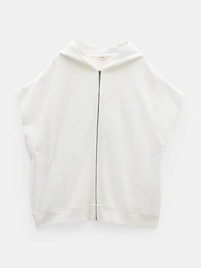 Hush Kiki oversized sleeveless zip hoodie at Collagerie