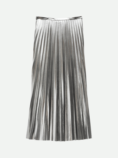 Hush Raven pleated maxi skirt at Collagerie