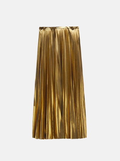 Hush Raven pleated maxi skirt at Collagerie