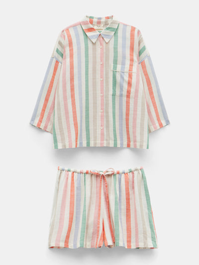 Hush Rudie stripe short pyjama set at Collagerie