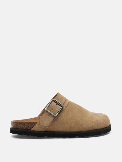 Hush Lupita mule suede clogs at Collagerie