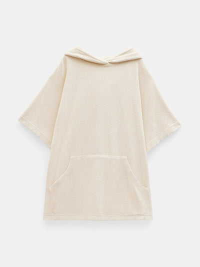 Hush Taylah relaxed cotton towelling hoodie at Collagerie