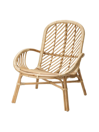 Ikea Hand-woven rattan armchair at Collagerie