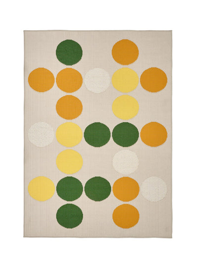 Ikea Dot patterned multicolour rug at Collagerie