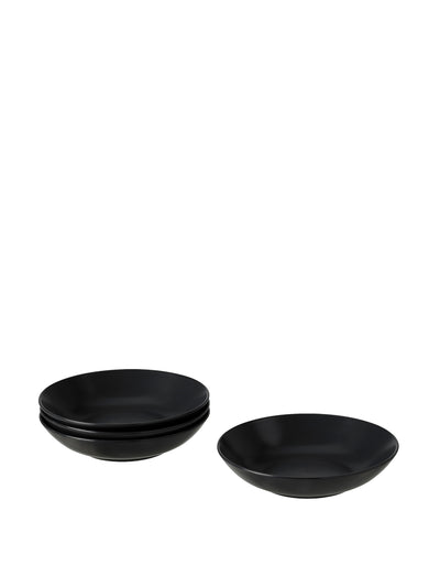 Ikea Deep plates in matt dark grey (set of 4) at Collagerie