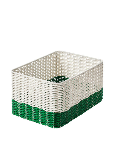 Ikea White and green basket at Collagerie