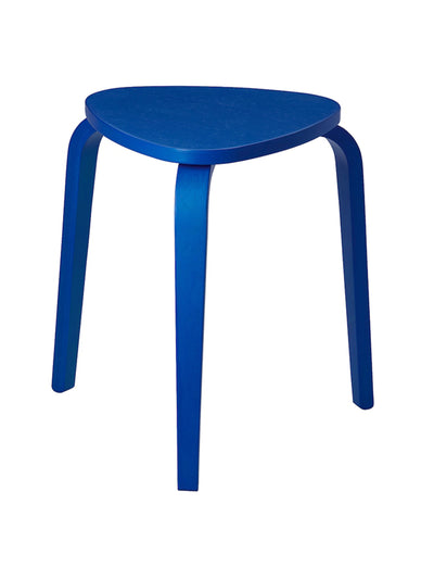Ikea Bright blue stool at Collagerie