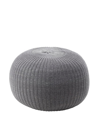 Ikea Grey pouffe at Collagerie