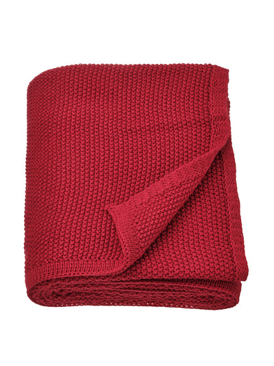 Ikea Dark red throw at Collagerie