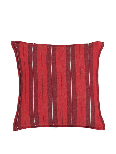Ikea Vinterfint red striped cushion cover at Collagerie