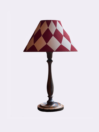 Alvaro Picardo Rouge Carmin Diamonds and Holes coolie lampshade at Collagerie