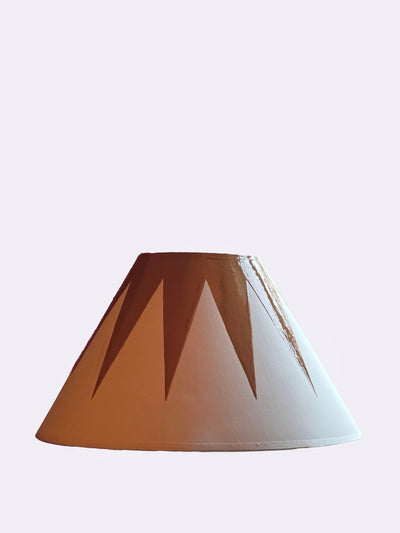 Alvaro Picardo Wet Sand Star Glaze coolie lampshade at Collagerie