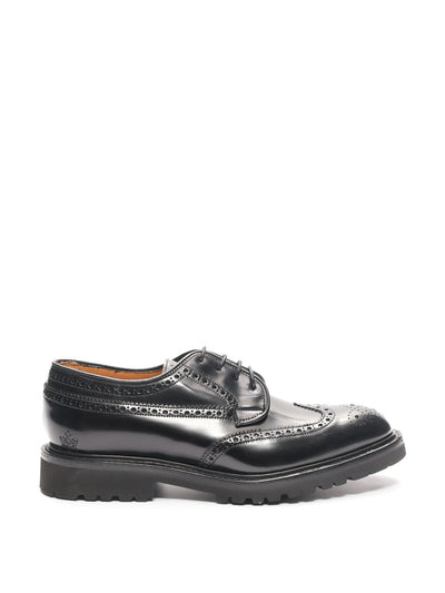 Macian Black Guinevere Brogue derby shoes at Collagerie